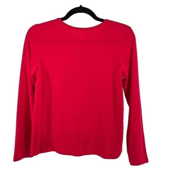 Holiday Time Girls Red Christmas Unicorn Snow Much Fun Long-Sleeved Tee XXL (18) - Picture 9 of 12